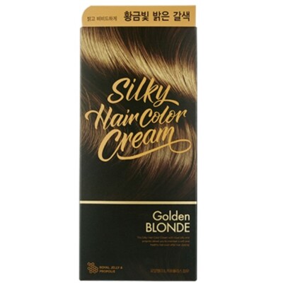 THE FACE SHOP Stylist Silky Hair Color Cream #Golden Blonde Koreanische Kosme...