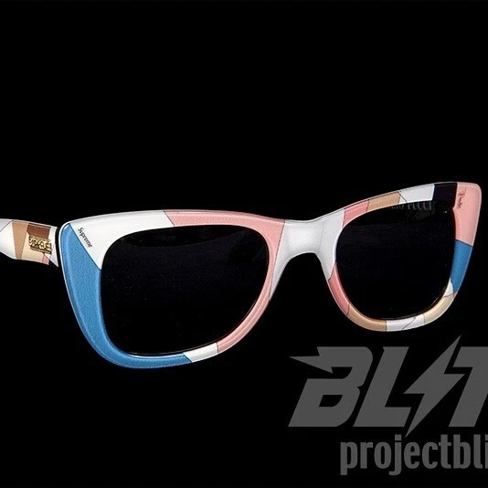 Lunettes de soleil chat SS21 Supreme Emilio Pucci rose 2021