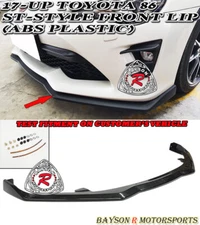 Fits 17-21 Toyota 86 ST-Style Front Lip (ABS Plastic)