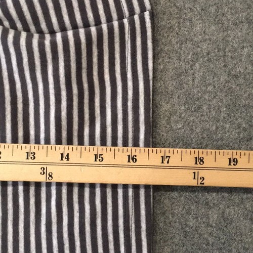 Mom and Pop's Kids Girls Sz 4 Skirt Gray Stripe Long Midi Pencil Ruffle Preppy - Picture 9 of 9