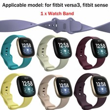 For Fitbit Sense 2 / Fitbit Versa 3 4 Watch Band Wrist Strap Silicone Sport Soft