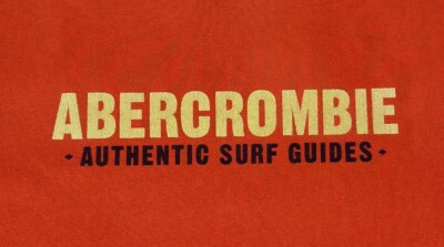 Vintage Abercrombie And Fitch T-Shirt Mens XL Orange Surf Guides