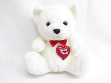 VTG SPECIAL EFFECTS MIGHTY STAR TEDDY HEART THROBS STUFFED BEAR PLUSH