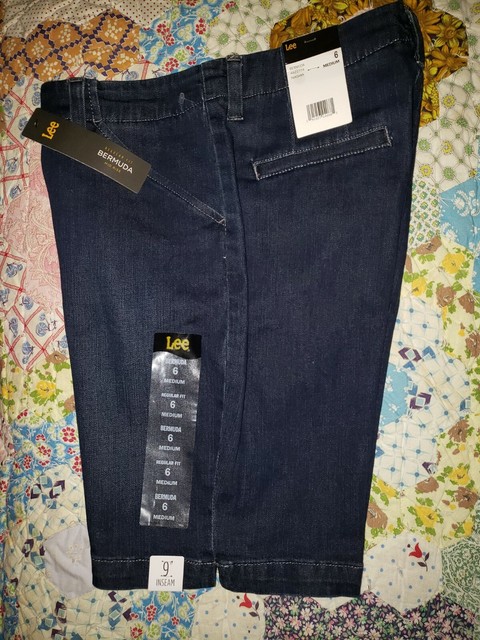 lee womens denim shorts