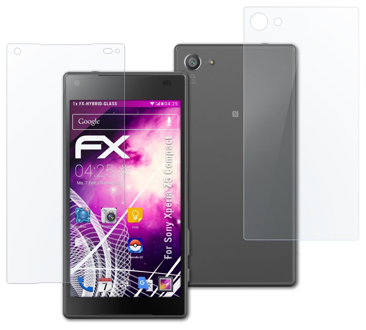 Vetro temperato per Sony Xperia Z5 Pellicola Prottetiva Proteggi schermo