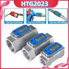 Turbine Digital &Ouml;lz&auml;hler LCD Heiz&ouml;l Durchflussmesser Diesel Benzin Flow NPT DE