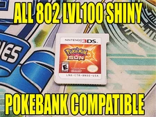 Pokemon Sun All 802 Shiny Pokemon - Pokemon Bank Compatible!