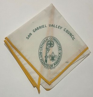BOYS SCOUT OF AMERICA 1987 SAN GABRIEL VALLEY COUNCIL CATHOLIC COMITTEE RETREAT
