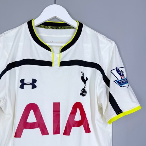 TOTTENHAM HOTSPUR 2014/2015 HOME FOOTBALL SHIRT UNDER ARMOUR SIZE S #18 KANE - Picture 3 of 7