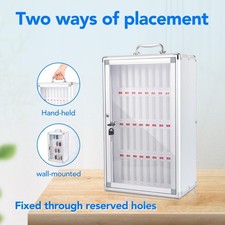 Phone Storage Box 36-Slot Classroom Meeting Room Phone Storage Cabinet Lockable