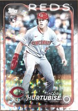 2024 Topps Jacob Hurtubise #US165 Silver Crackle Foilboard (RC) & Base Combo!!