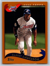 2002 Topps 71 Garret Anderson 2002 Topps 71 Garret Anderson