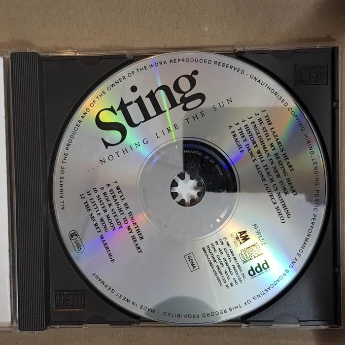 STING Nothing Like The sun WGER FULL SILVER EX/EX(CD) - Bild 3 von 4