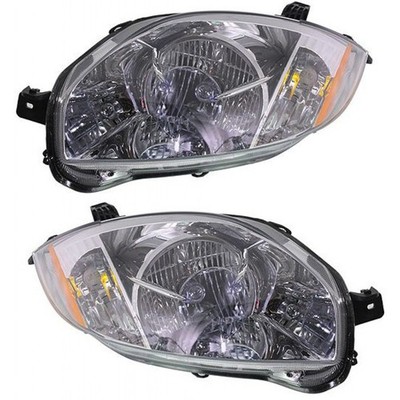 For Mitsubishi Eclipse Headlight 2006-2010 Driver and Passenger Pair Halogen
