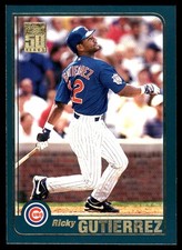 Ricky Gutierrez 2001 Topps #422 Chicago Cubs MLB READ FREE SHIPPING AutographDen