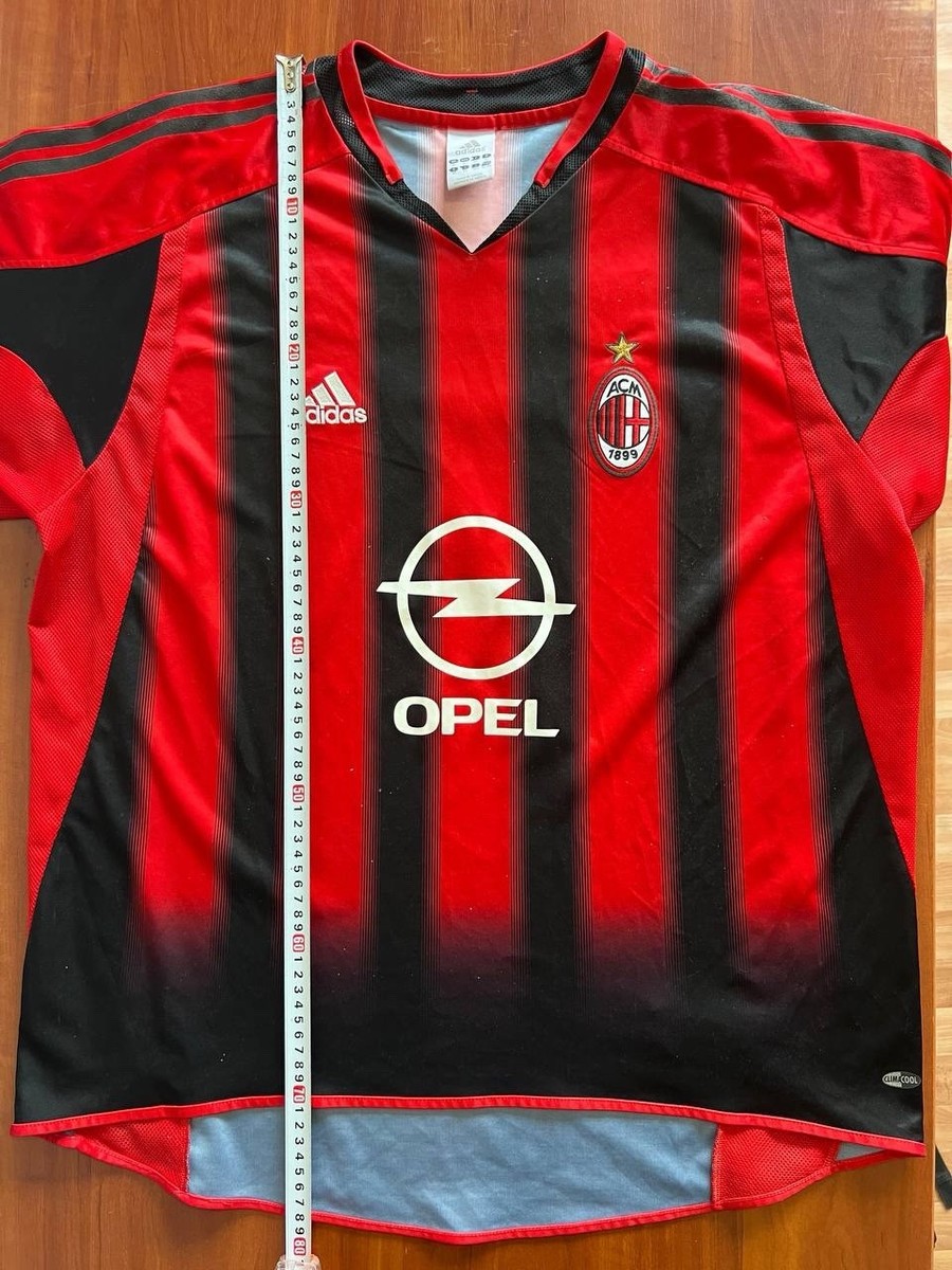 2004/05 Adidas AC Milan #7 SHEVCHENKO Home Soccer Jersey Football