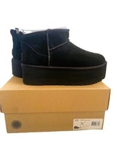 UGG Classic Ultra Mini Platform Women's Boot, Size 8-10- Black