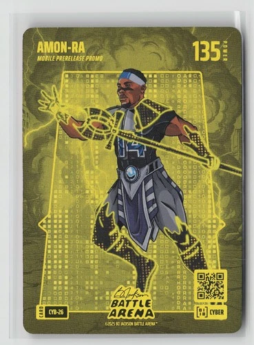 2025 Bo Jackson Battle Arena Cyber Mobile Prerelease Promo Amon-Ra #CYB-26