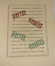 [ILLUSTRE] BICHET (Pierre) Pierres vivantes.