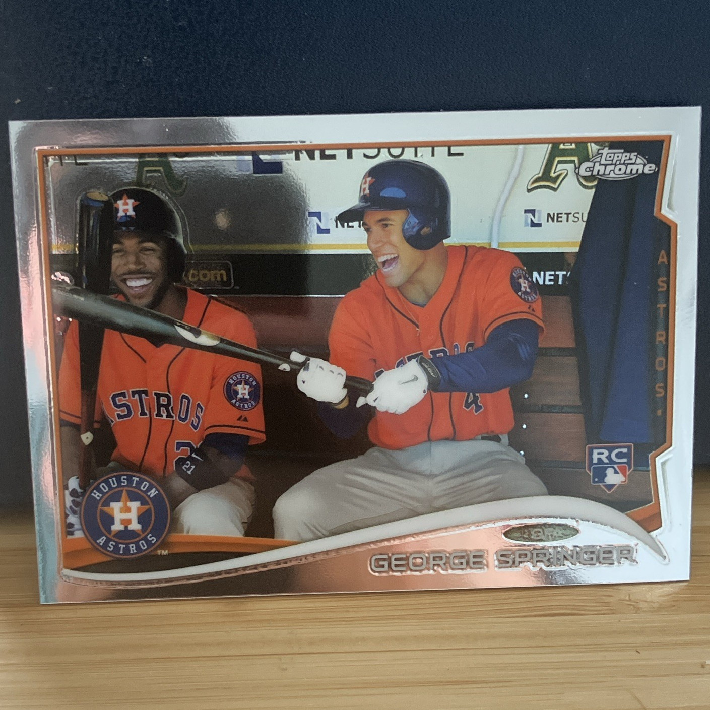 George Springer #138 Baseball Cards 2014 Topps Chrome trading card — raw and PSA graded price guide