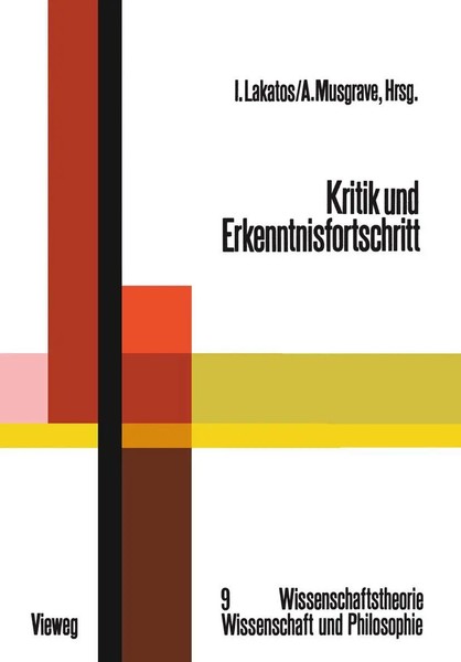 Imre Lakatos | Kritik Und Erkenntnisfortschritt | Taschenbuch | Deutsch | Xi-image