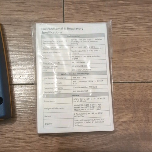 Fluke / Net Alley Linksprinter 300 Pocket Network Tester (LSPRNTR-300) - Afbeelding 4 van 6