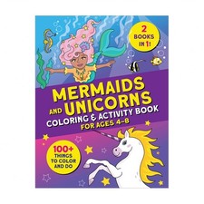 Mermaids and Unicorns Coloring  Activity Book