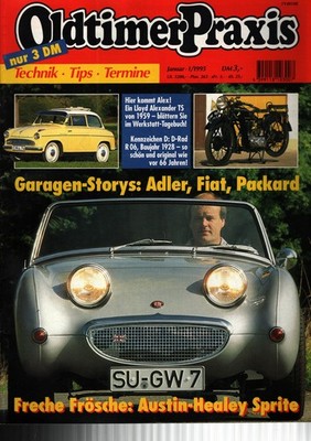 Zeitschrift Oldtimer Praxis #1 1995 Austin Healey Sprite Lloyd ALexander Adler
