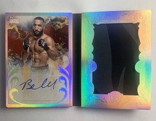 Belal Muhammad UFC 2025 Royalty  Autograph Jumbo Relic Booklet /25