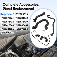 For Bmw 2007-2010 N54 Engine Coolant Hose Kit 6 Pieces For Bmw 2007-2010 N54 Engine Coolant Hose Kit 6 Pieces
