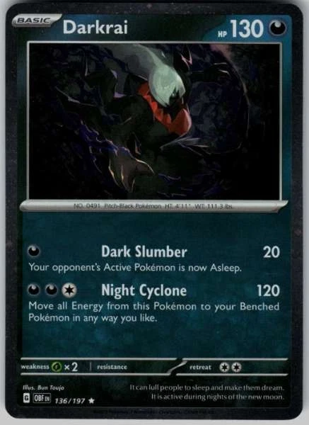 Pokemon Card Darkrai for sale | eBay