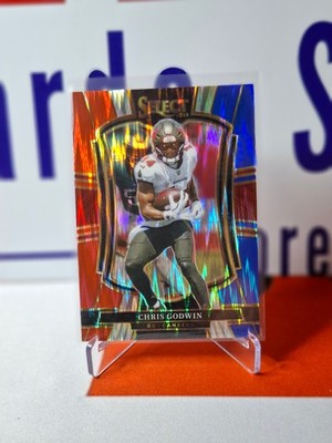 Nfl Panini Trading Cards Chris Godwin 2025 RED&BLUE Select #139, Buccaneers