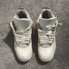 Jordan Air Jordan 4 Men s White/Gold Mid Top ...