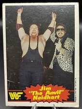 1985 O-Pee-Chee WWF Wrestling Stars #4 Jim the Anvil Neidhart Rookie RC