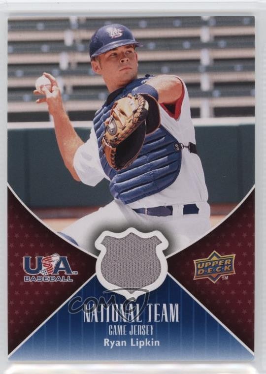 2009 Upper Deck USA National Team Game Jersey Ryan Lipkin #USA-RL 7u1