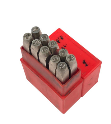 0-9 Schlag Stempel 3mm Priority made in England Punzier Zahlen Punzen