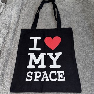 I Love My Space Tasche Social Networking Vintage