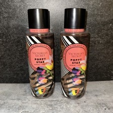 2 Lot Victorias Secret Poppy Star Body Mist 8.4 FL OZ Each