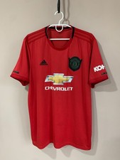 Manchester United 2019/20 Home Football Shirt Adidas Soccer Jersey Size XL