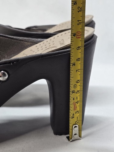 CROCS Cyprus IV 3.5 Inch Heel Espresso Brown Women's Size 7- RARE - Picture 6 of 7