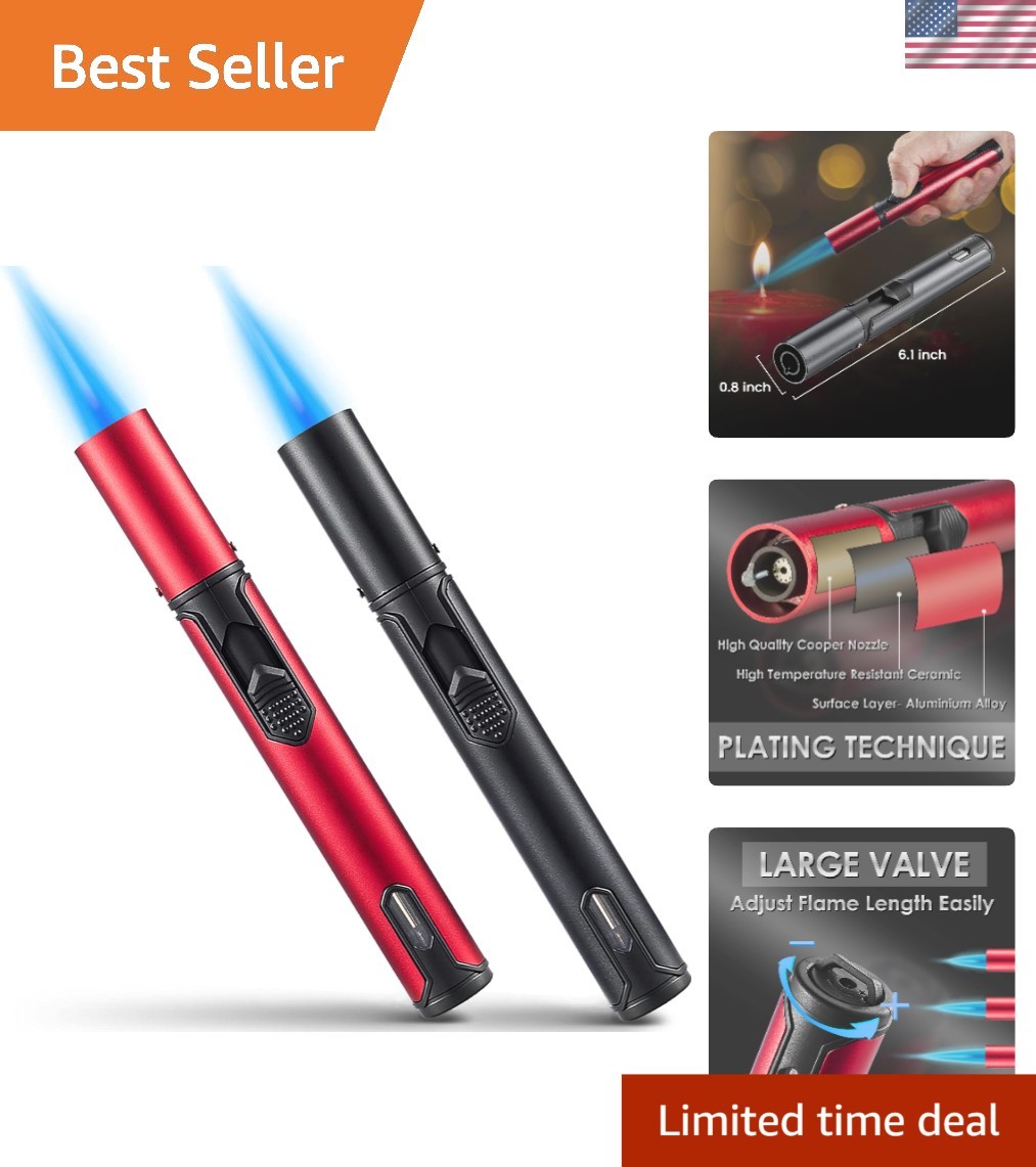 S With Adjustable Flame & Safety Features