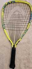 Head MX Hurricane Yellow Blue Metallix Racquetball Racket 3 5/8