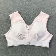 Tommie Copper Sports Bra Womens 3XL Zip Front Shoulder Support Activewear Gym