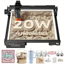 ATOMSTACK X20 A20 PRO V2 Laser Engraver, 120W, 24W Output similar power A24 X24