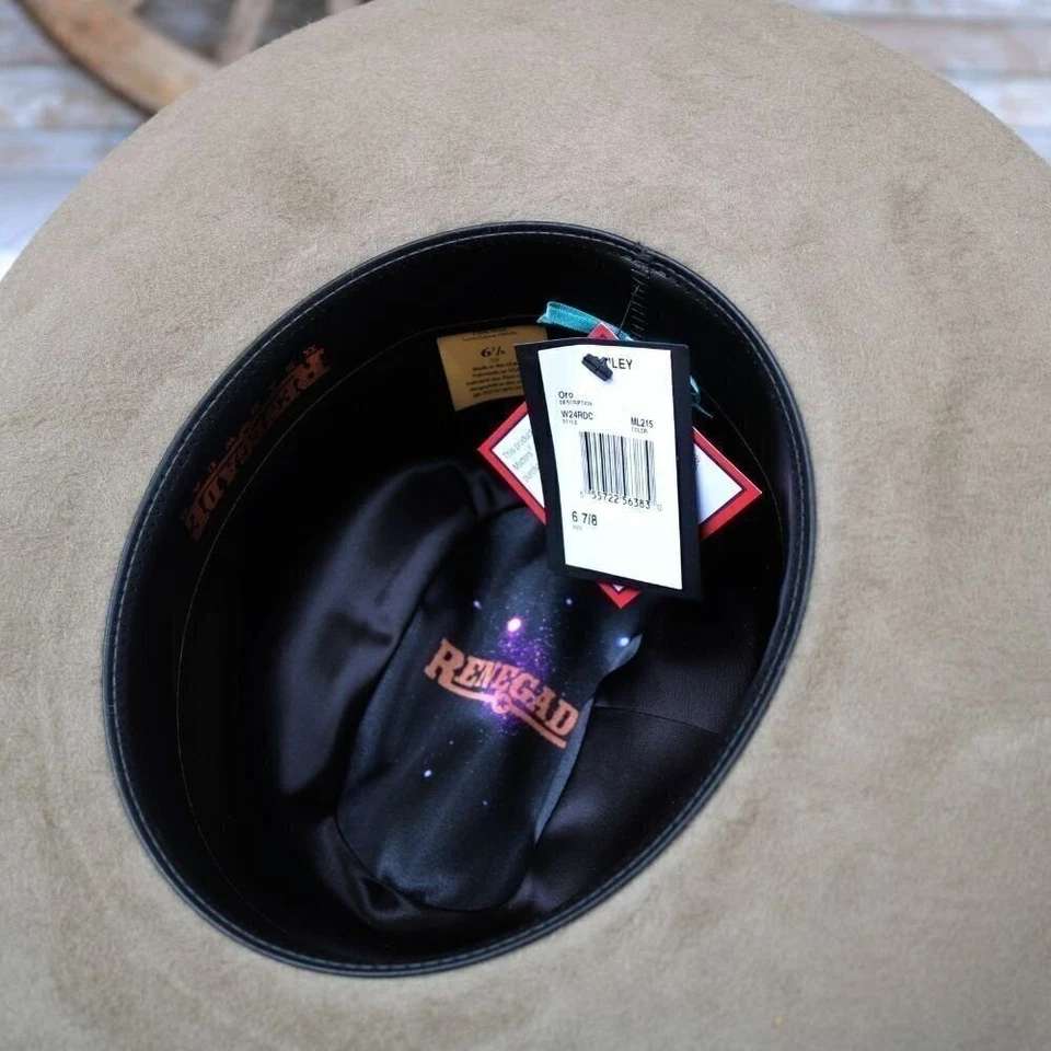 Sombrero de vaquero de lana pardo Bailey Renegade Foto 4 de 4