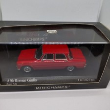 Minichamps 1/43 Scale Diecast Car Alfa Romeo Giulia 1970 Edition of 3024 Pieces
