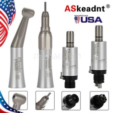 NSK Style Dental Slow Low Speed Handpiece Straight Contra Angle Air Motor 4Hole