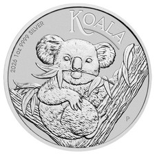 2026 1 Silver Australian Koala 1 Oz Brilliant Uncirculated