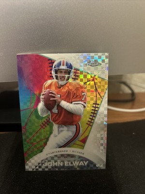 John Elway 2023 Topps Composite Topps Chrome All-Etch X-Fractor #4 -Broncos