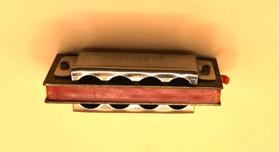 YAMAHA MINI HARMONICA by Nippon Gakki Co Japan - 1.5” x 0.5” - Fast Shipping - Image 3 of 4